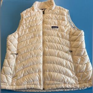 Patagonia Cream Quilted Puffer Vest